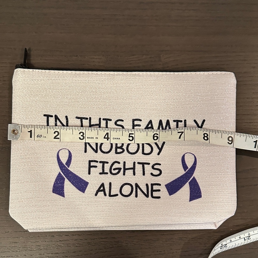 Cancer Awareness Pouch NIP - Picture 4 of 7